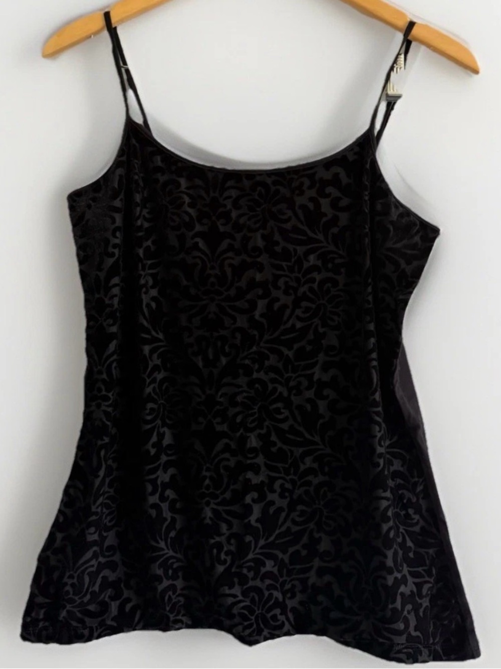 LOFT Velvet Burnout Cami Whimsigoth Dark Romantic Fairy Grunge Tank Camisole L